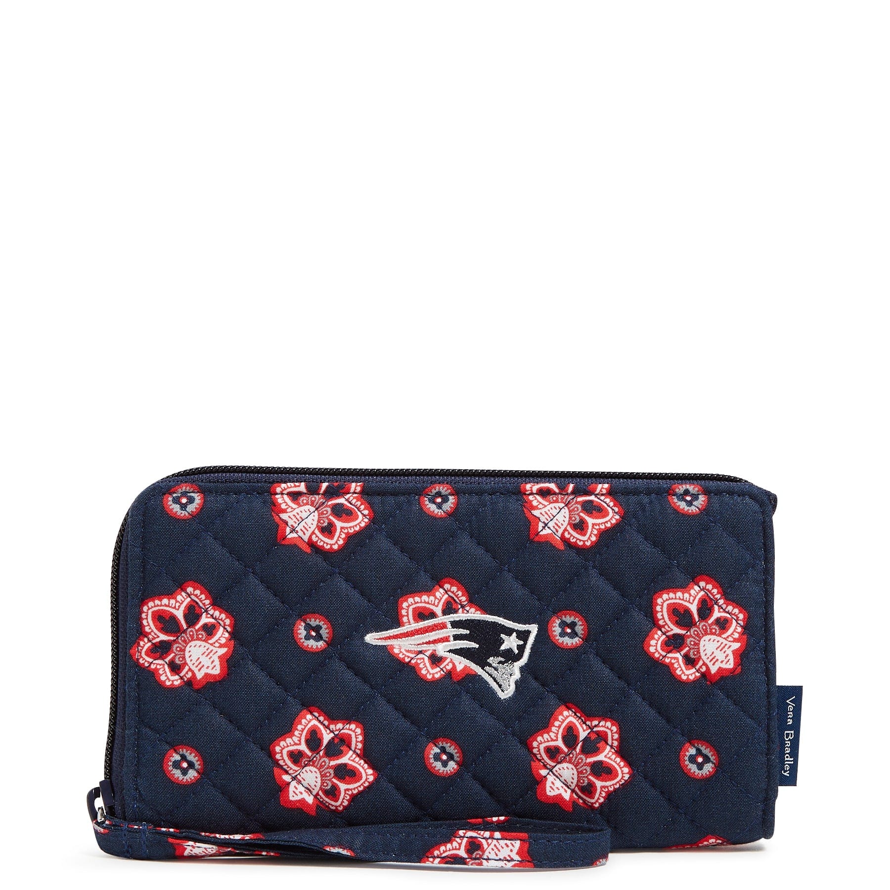 New England Patriots RFID Front Zip Wristlet
