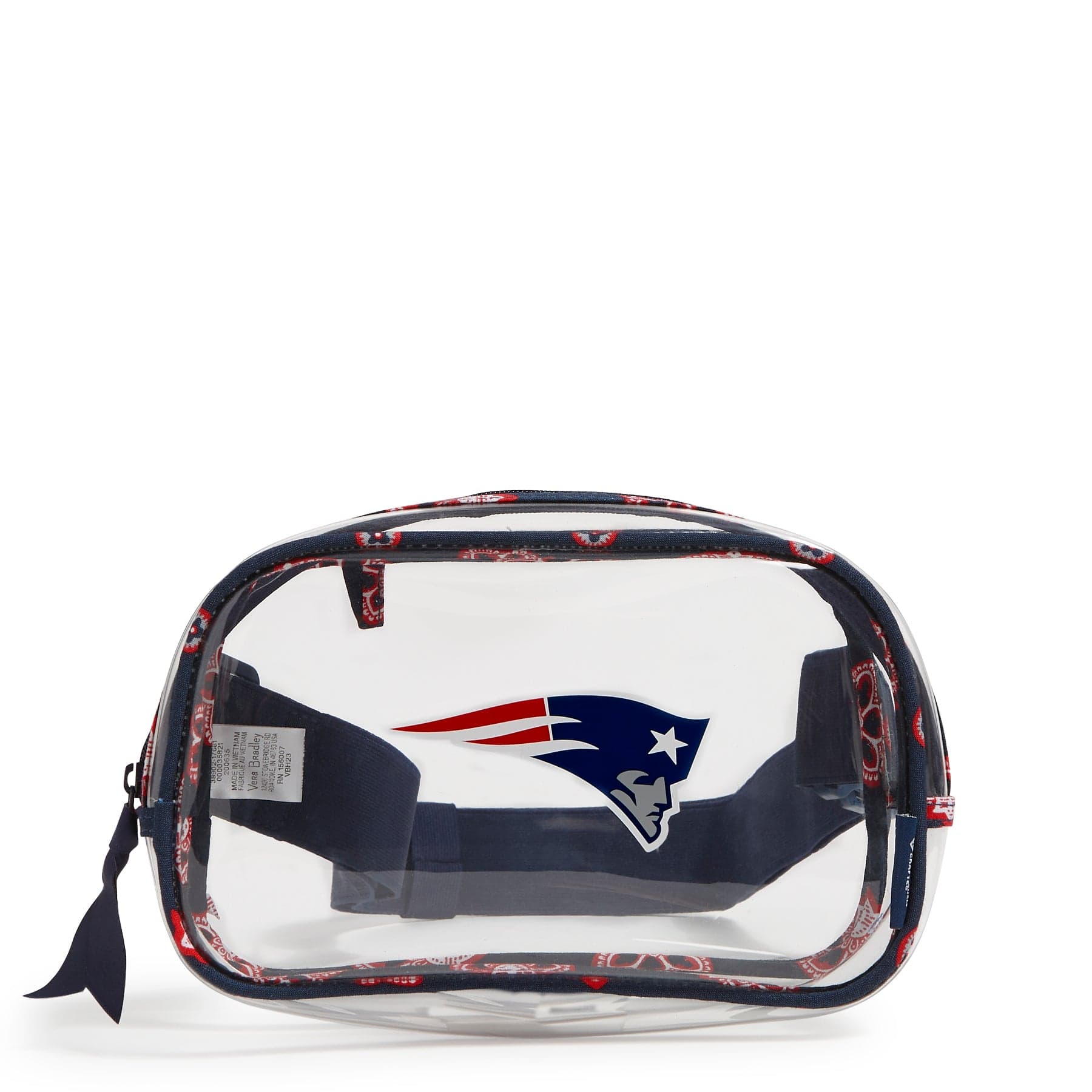 New England Patriots Clear Small Belt Bag