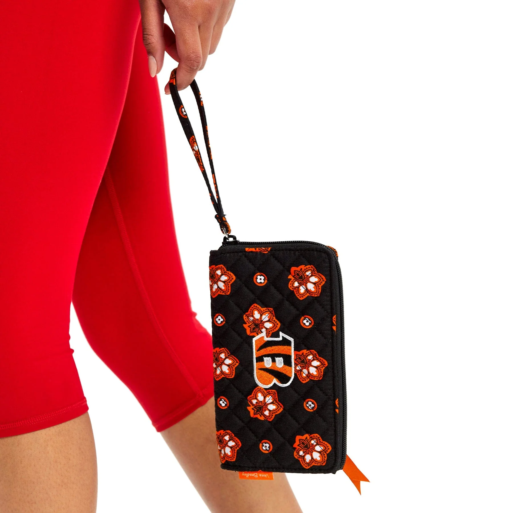 Cincinnati Bengals RFID Front Zip Wristlet