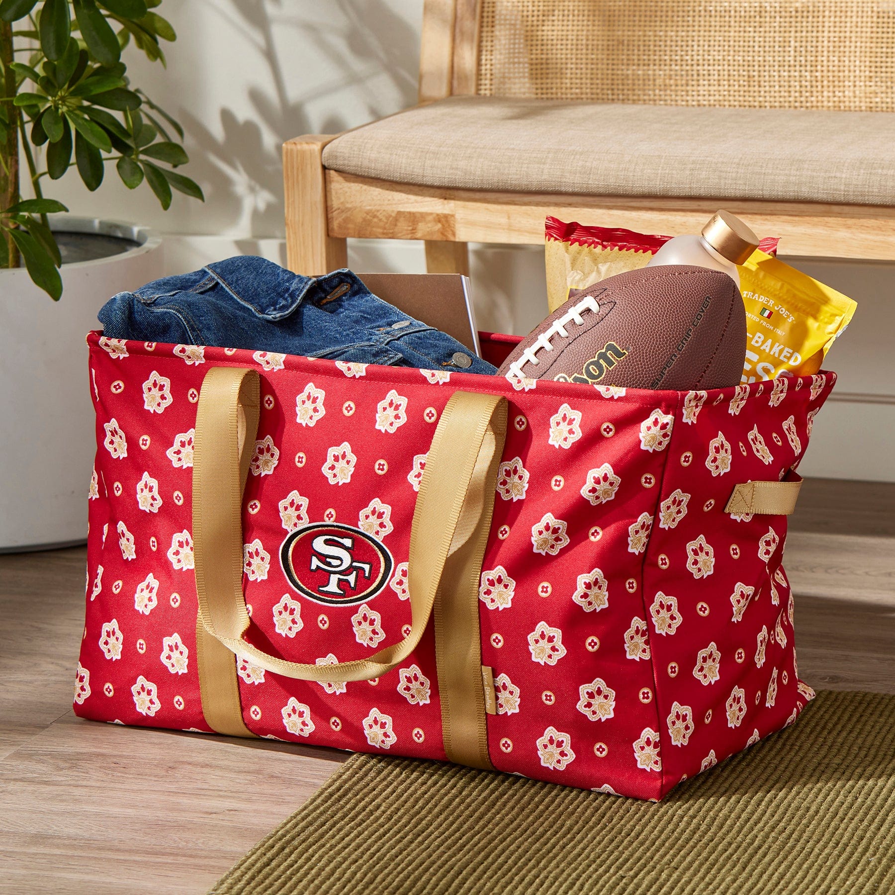 San Francisco 49ers Large Car Tote