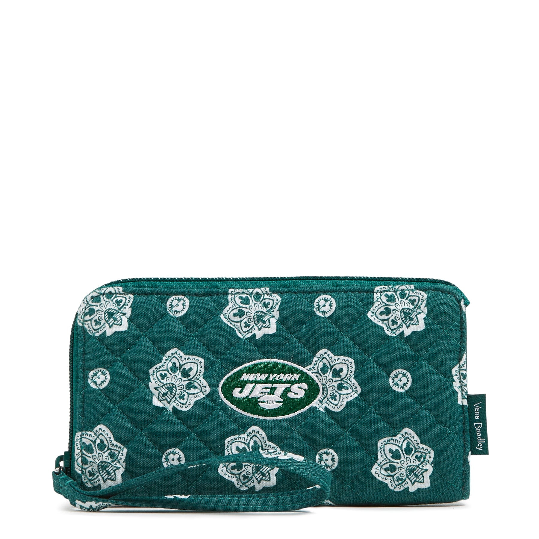 New Yorka Jets RFID Front Zip Wristlet