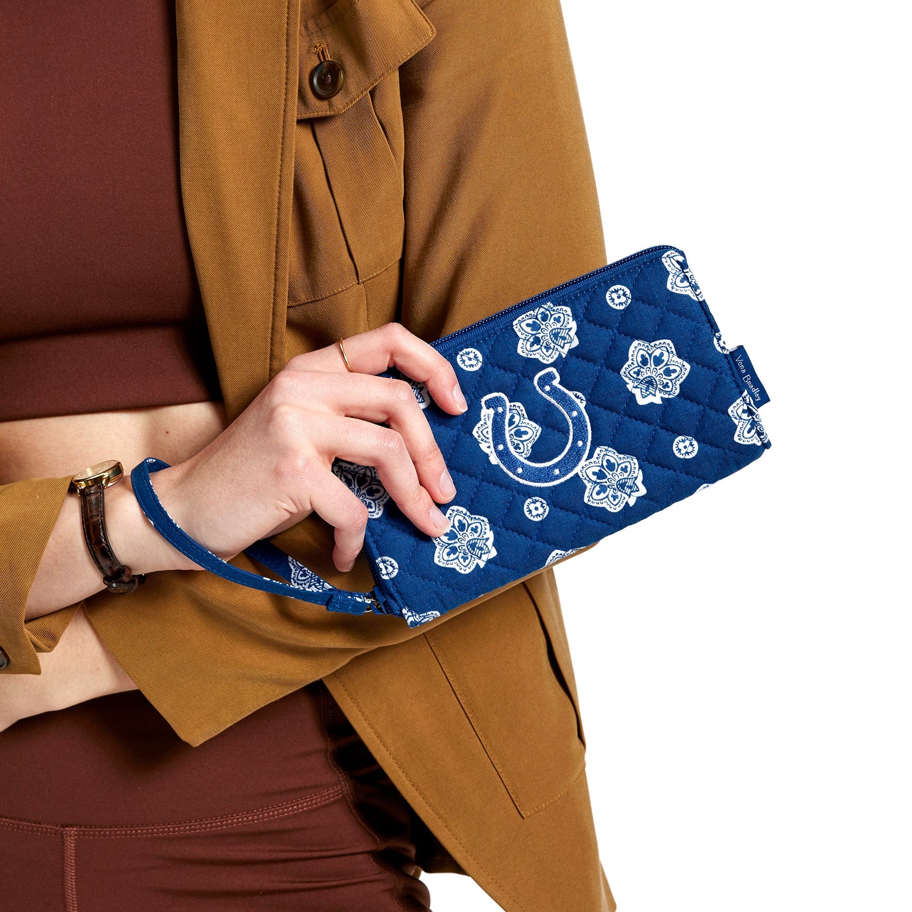 Indianapolis Colts RFID Front Zip Wristlet