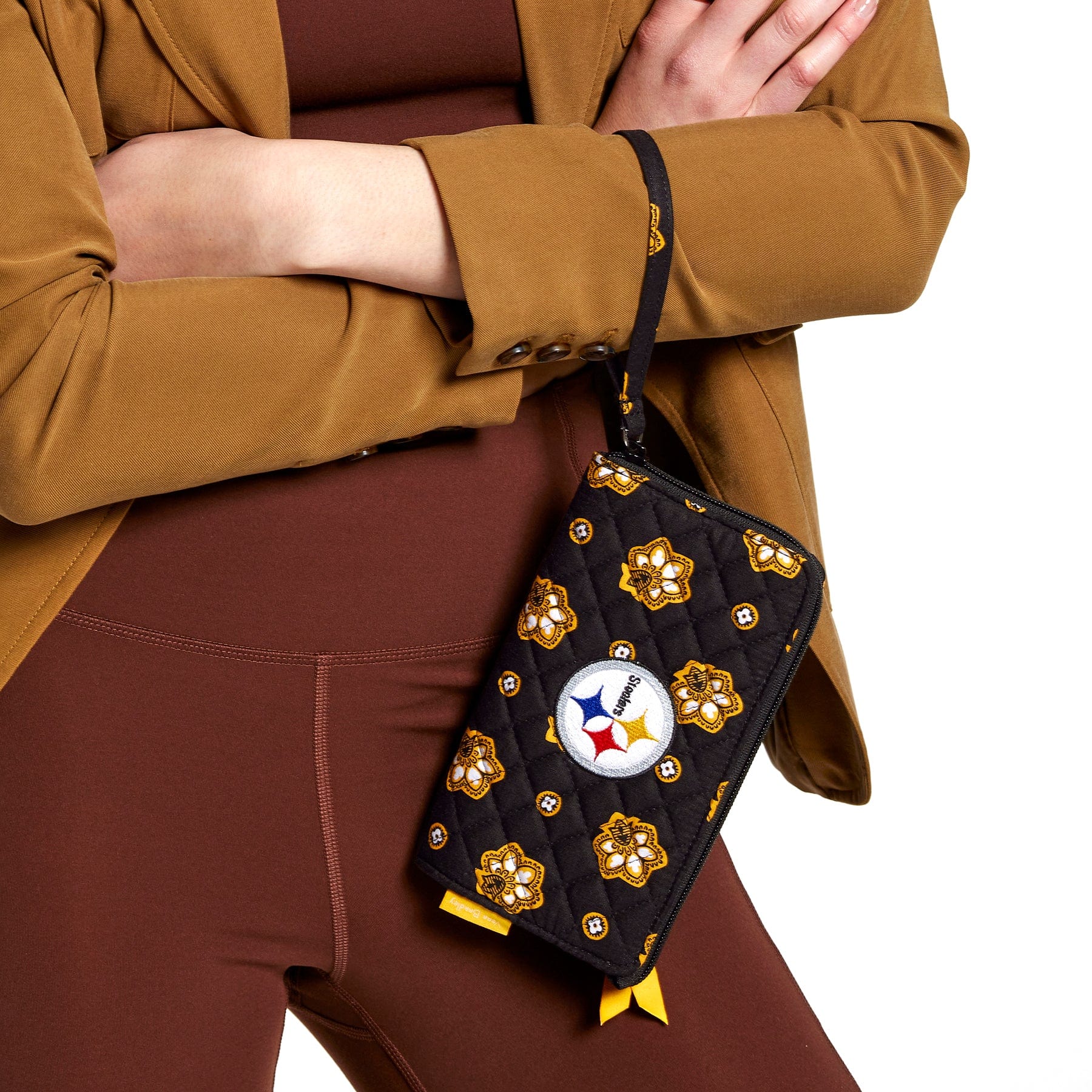 Pittsburgh Steelers RFID Front Zip Wristlet