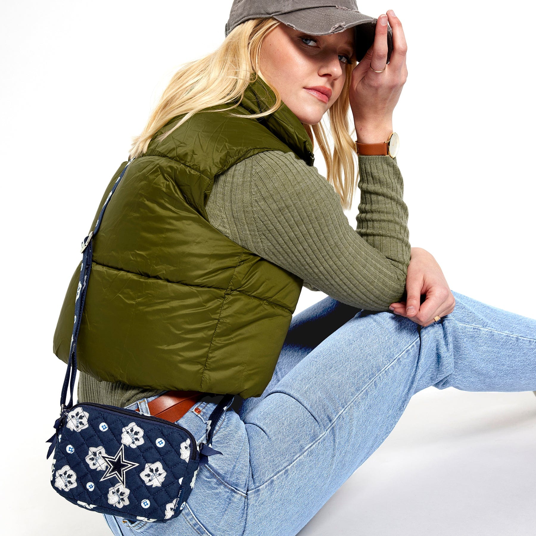 Dallas Cowboys RFID Small Stadium Crossbody Bag