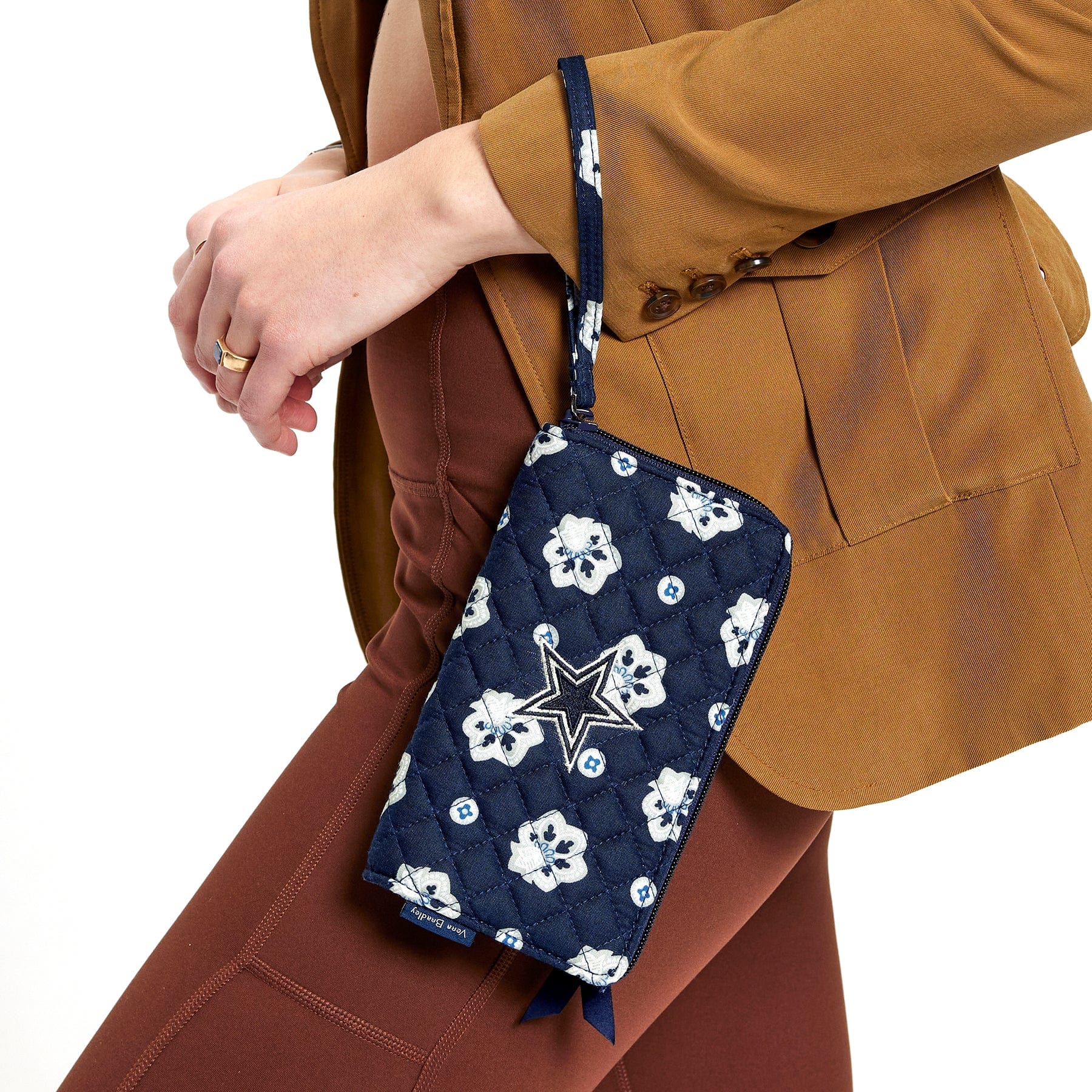 Dallas Cowboys RFID Front Zip Wristlet