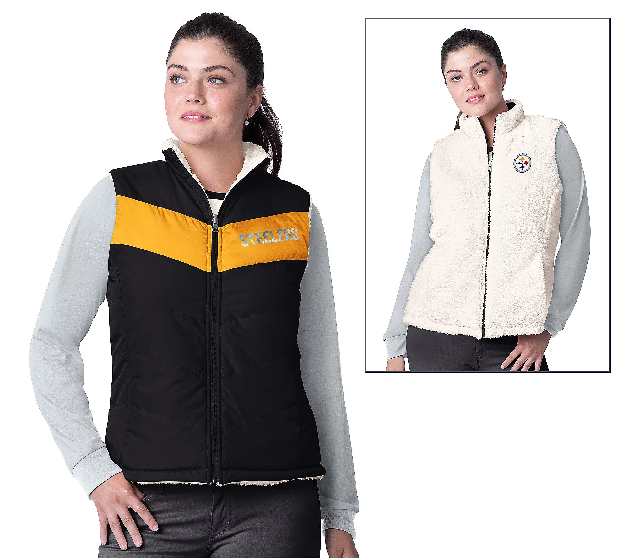 Pittsburgh Steelers Women's Game Rule Reversible Vest