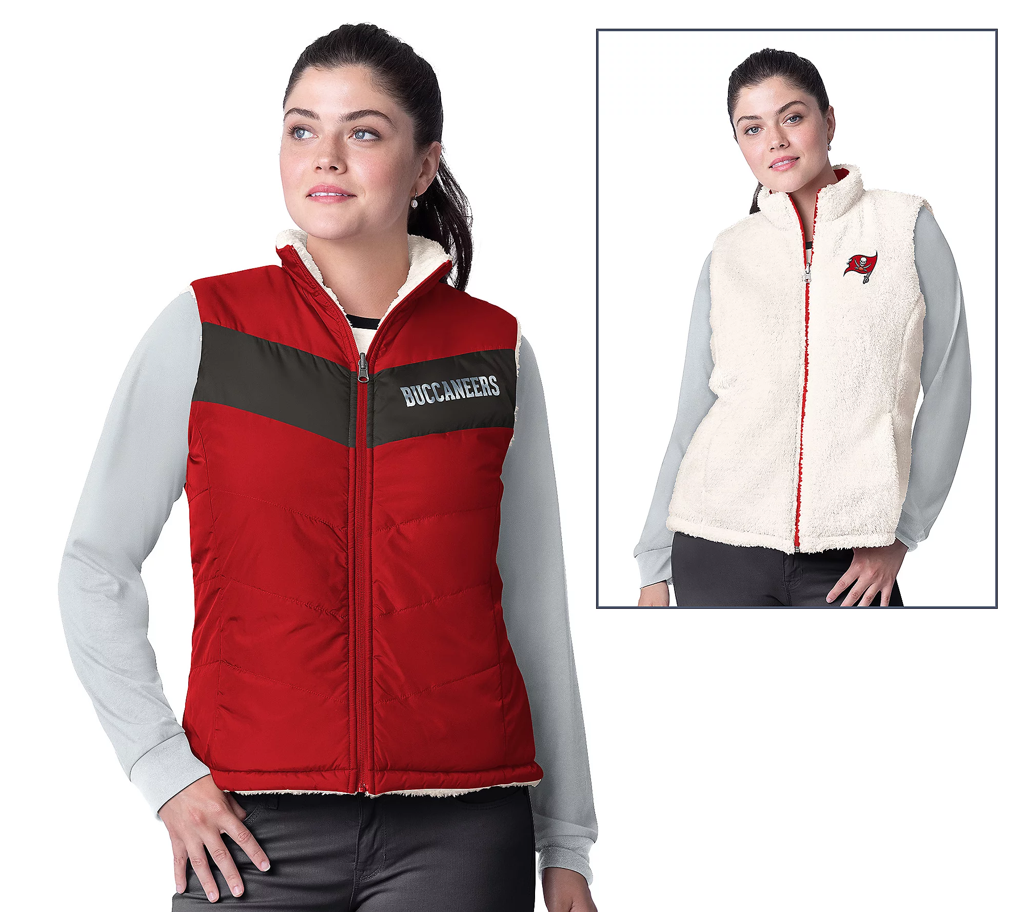 Tampa Bay Buccaneers Women's Game Rule Reversible Vest