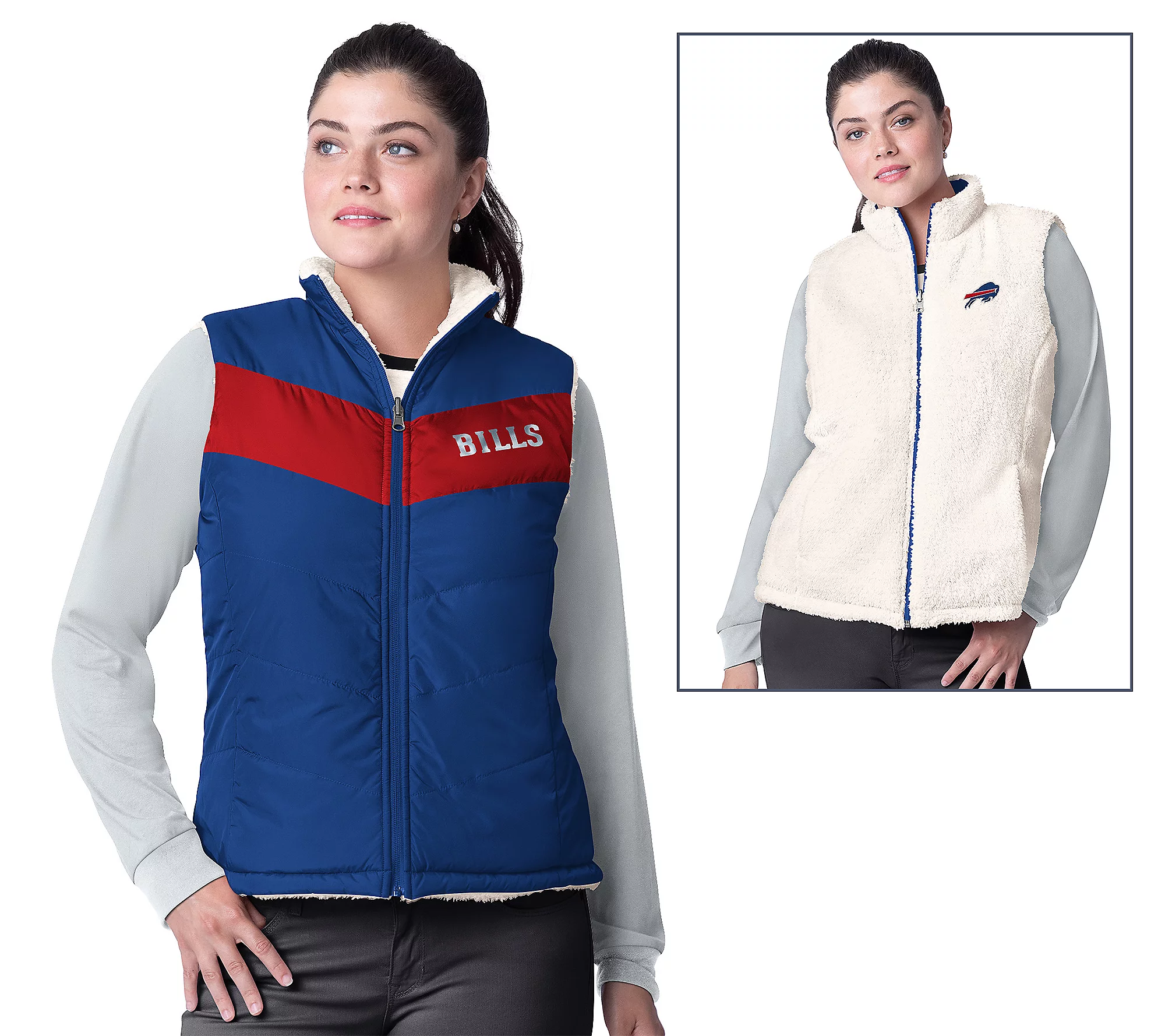 Buffalo Bills Women's Game Rule Reversible Vest