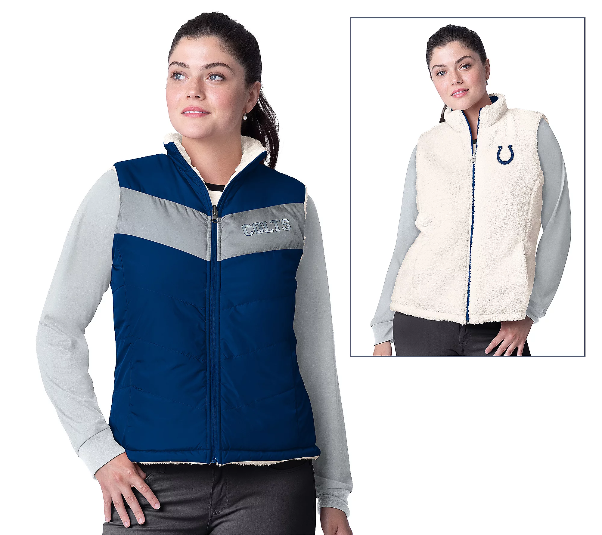Indianapolis Colts Women's Game Rule Reversible Vest