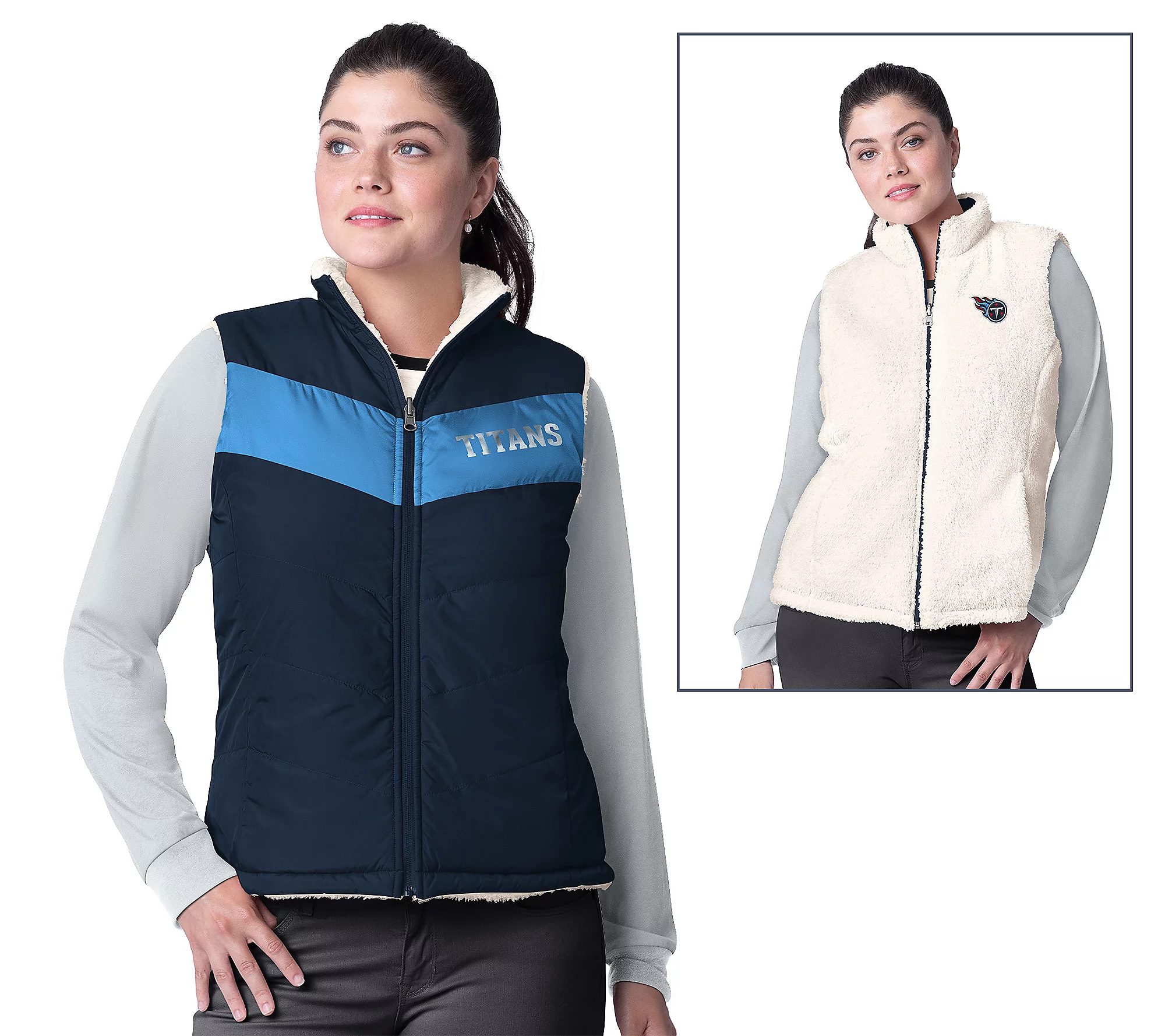 Tennessee Titans Women's Game Rule Reversible Vest