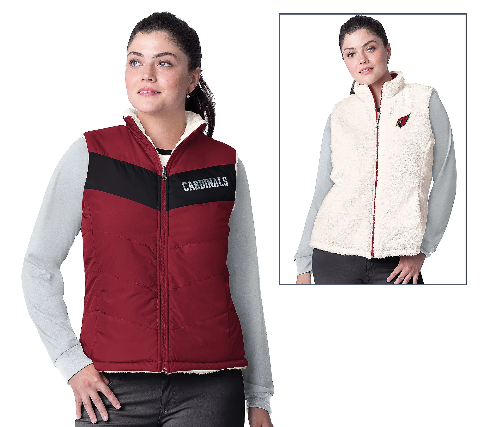 Arizona Cardinals Women's Game Rule Reversible Vest
