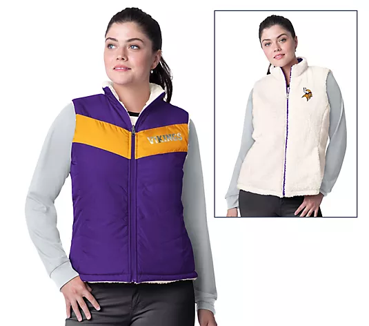 Minnesota Vikings Women's Game Rule Reversible Vest