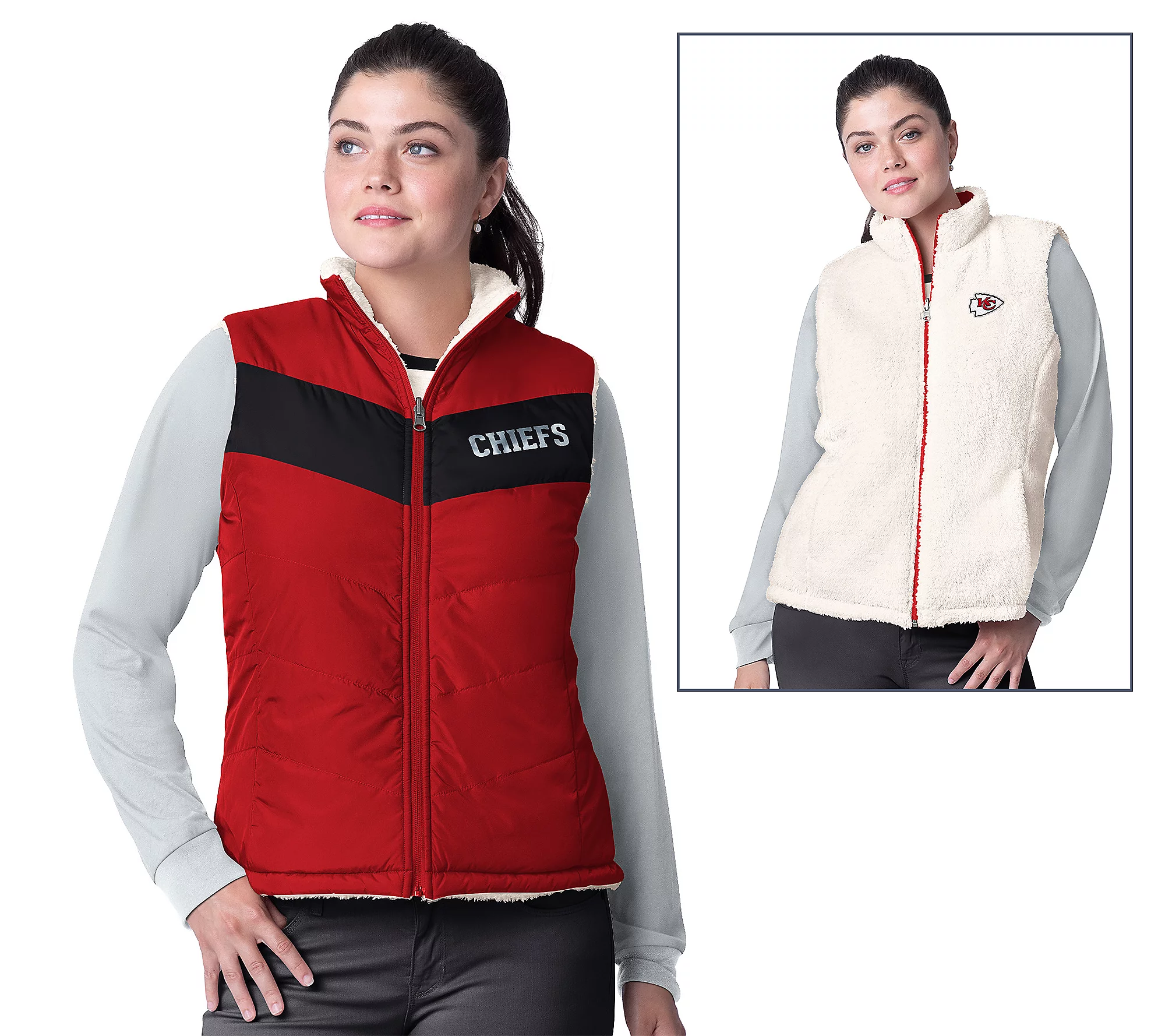 Kansas City Chiefs Women's Game Rule Reversible Vest