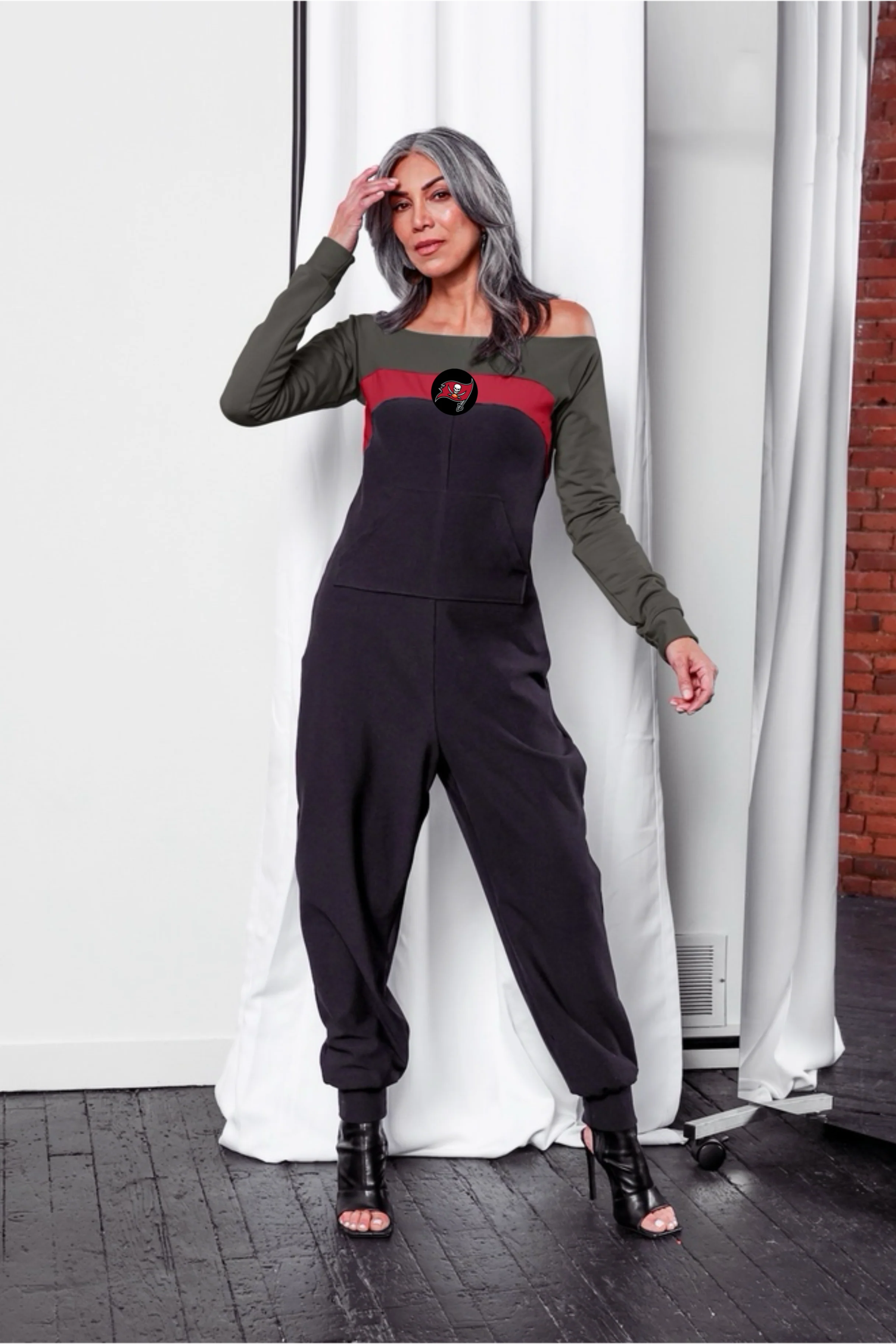 Tampa Bay Buccaneers Color Block Jumpsuit