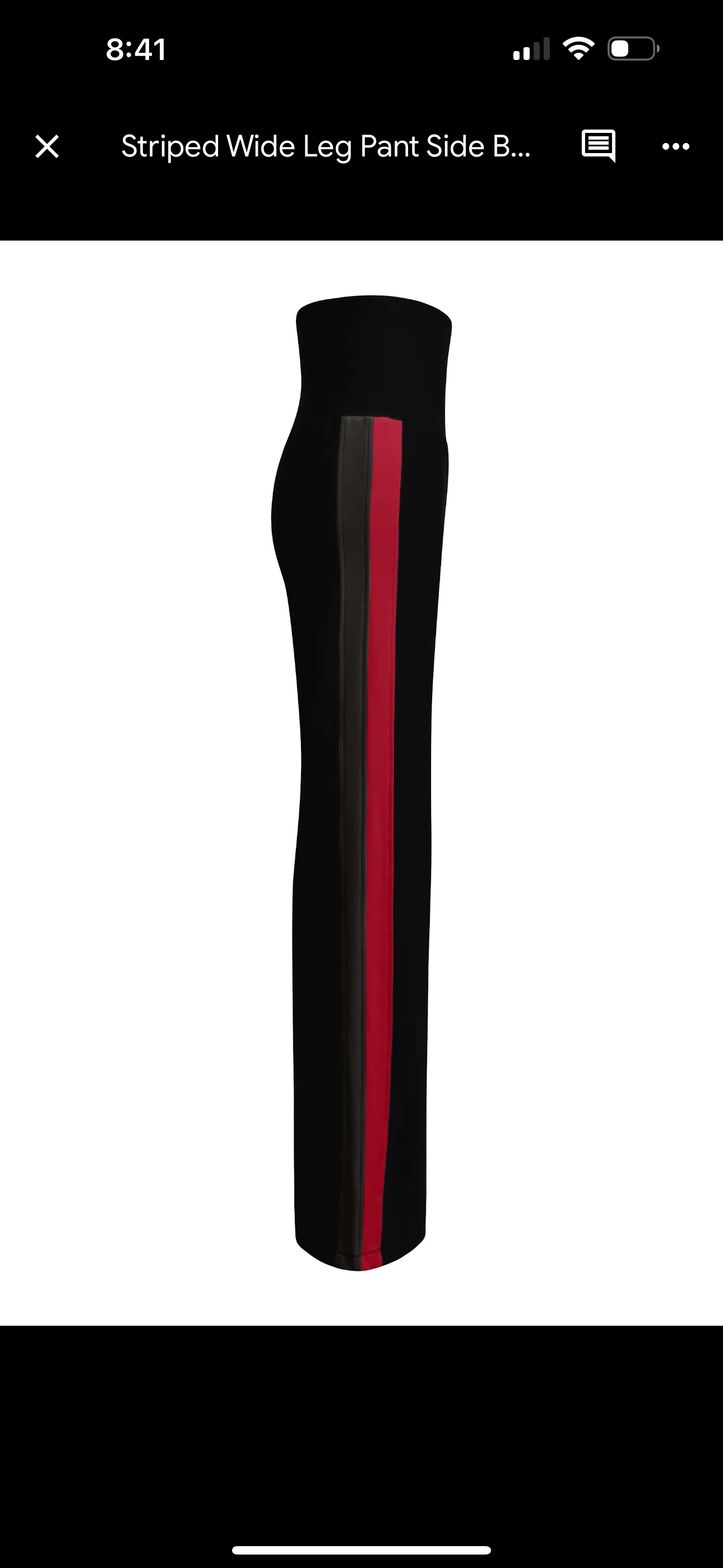 Tampa Bay Buccaneers Striped Wide Leg Pant