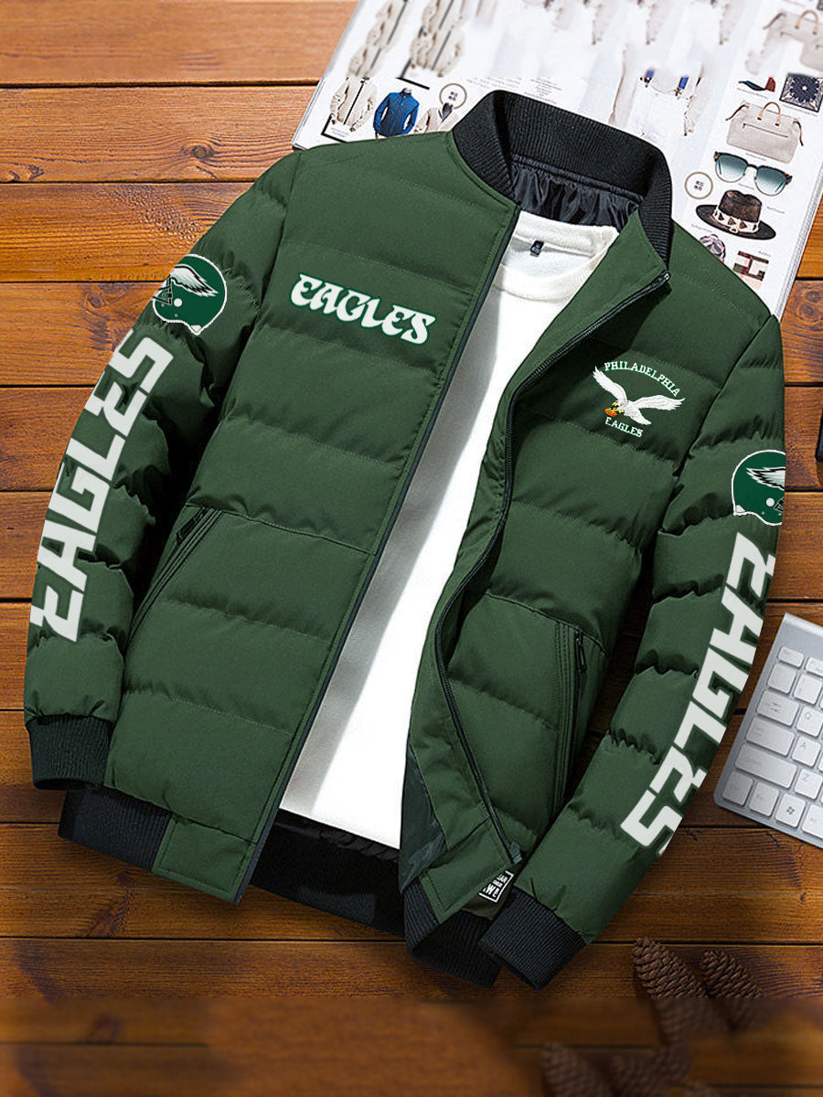 Philadelphia Eagles Winter Comfortable Warm Padded Jacket