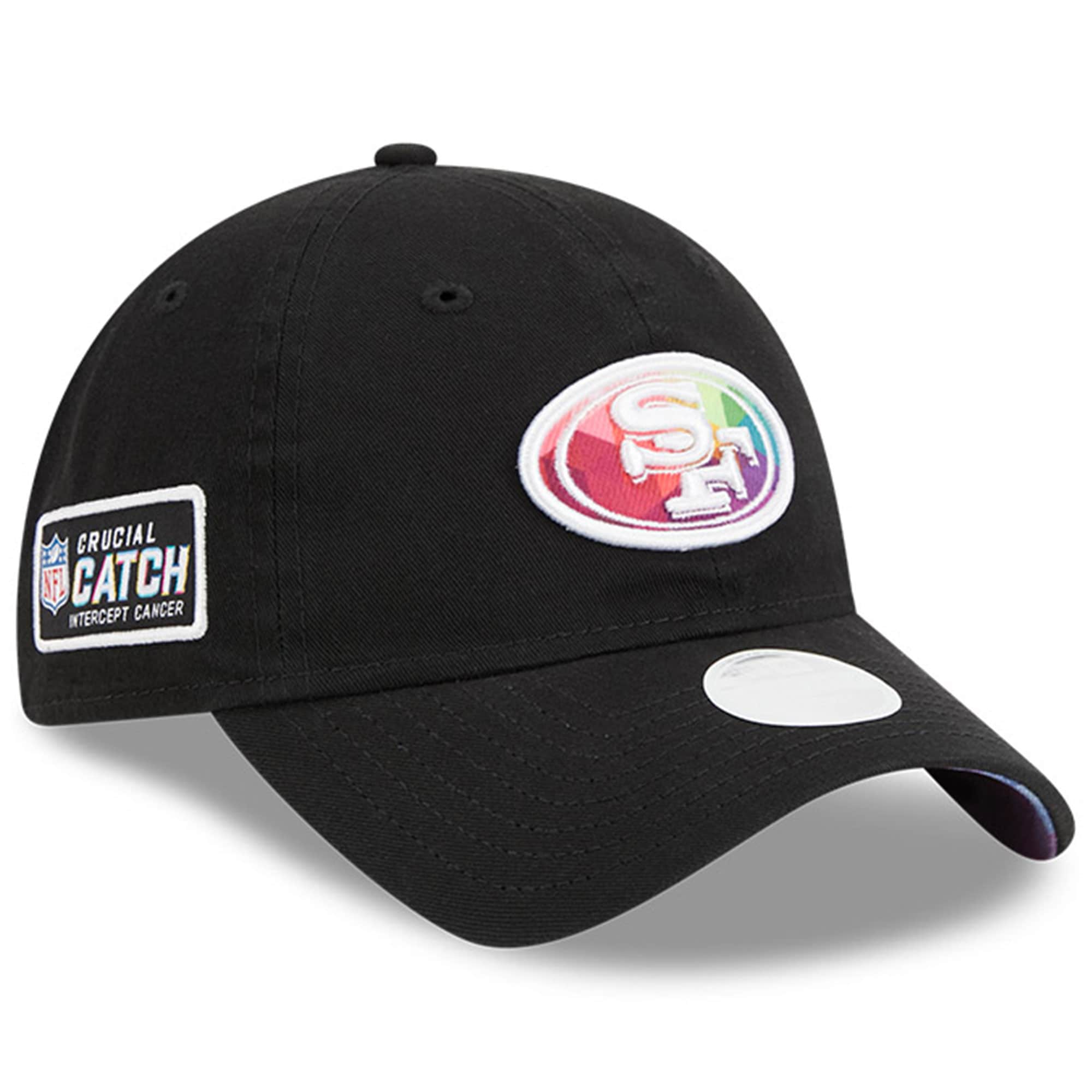 San Francisco 49ers Women's Black 2023 Crucial Catch 9TWENTY Adjustable Hat