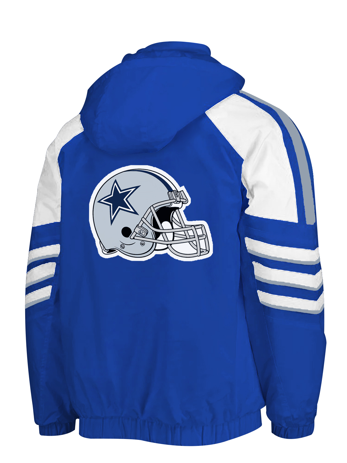 Dallas Cowboys Half-Snap Hoodie Jacket