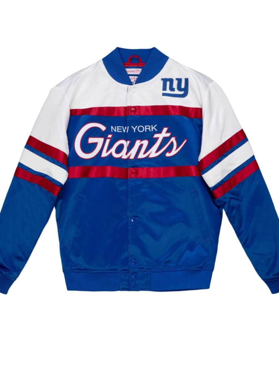New York Giants Special Script Heavyweight Satin Jacket