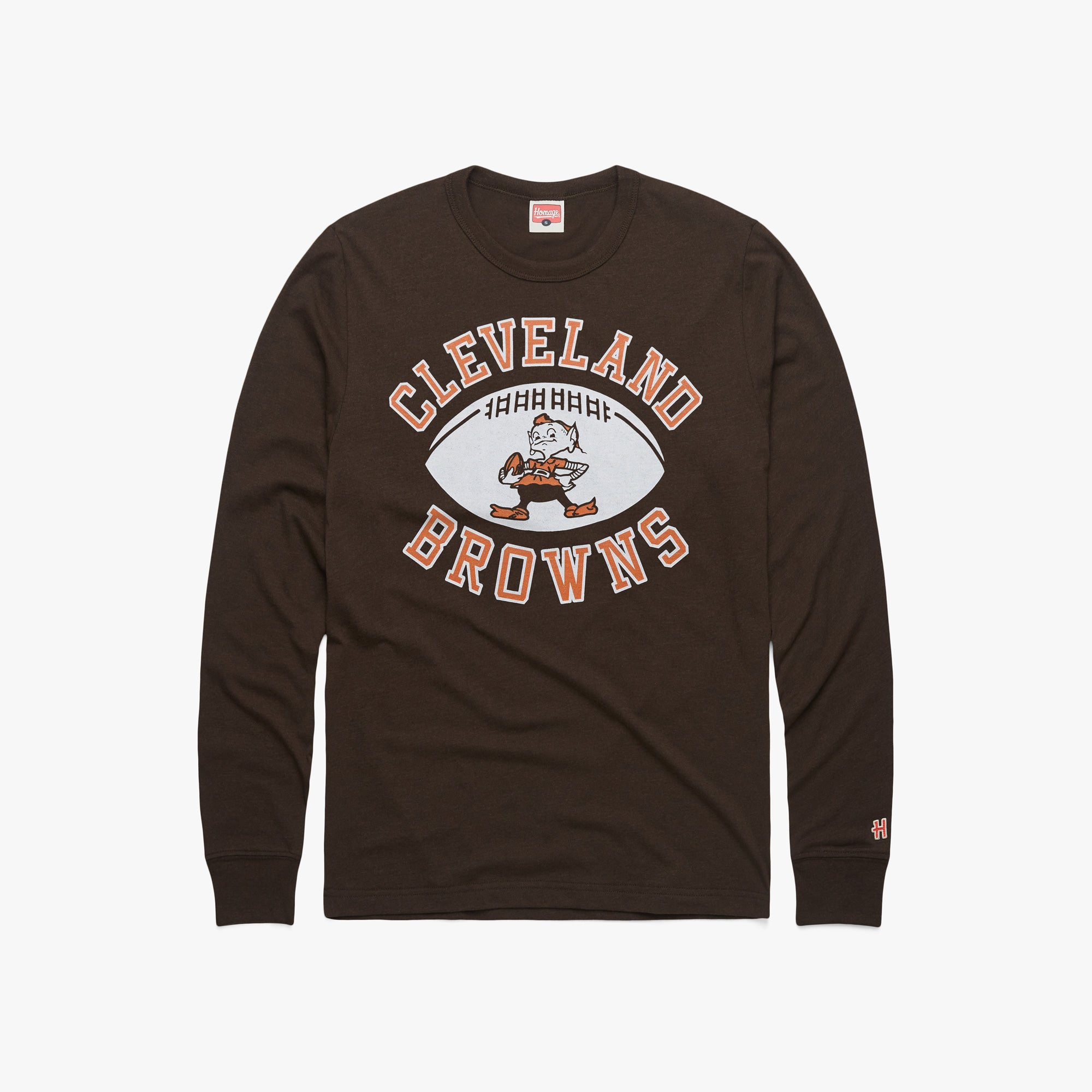 Cleveland Browns Pigskin Long Sleeve Tee