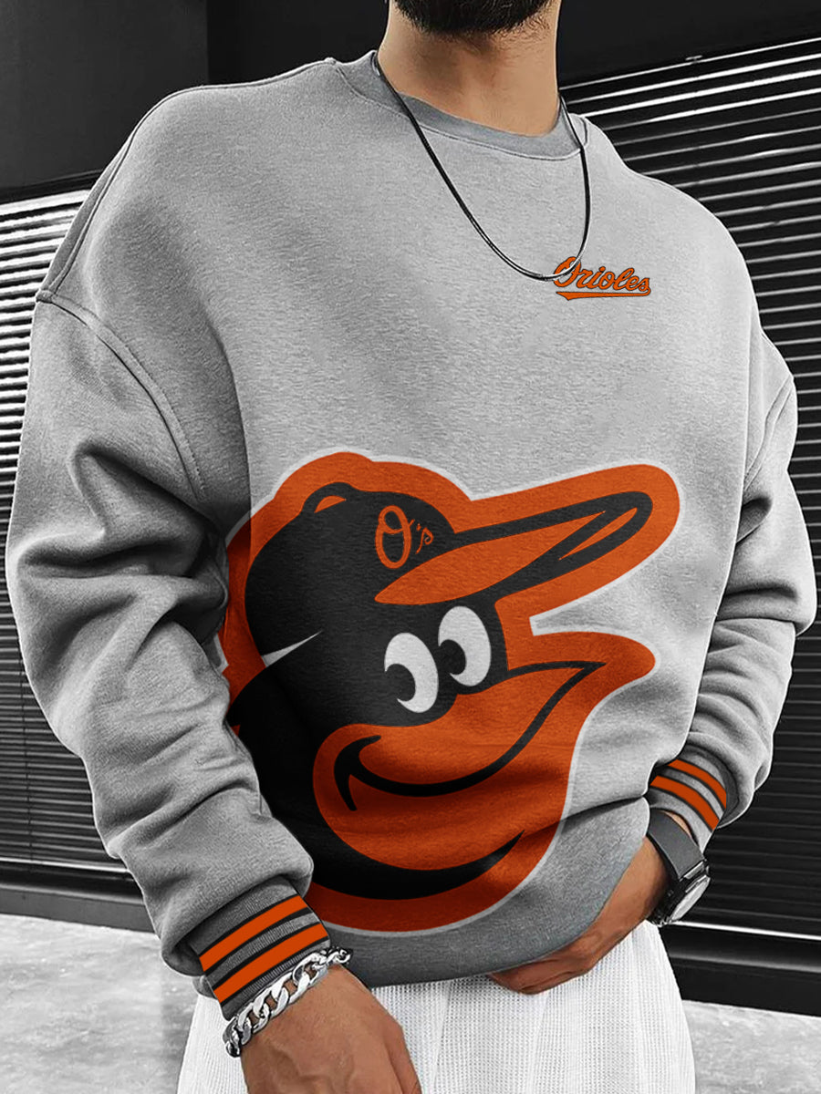 Baltimore Orioles Fashion Men's Crewneck Sweatshirt