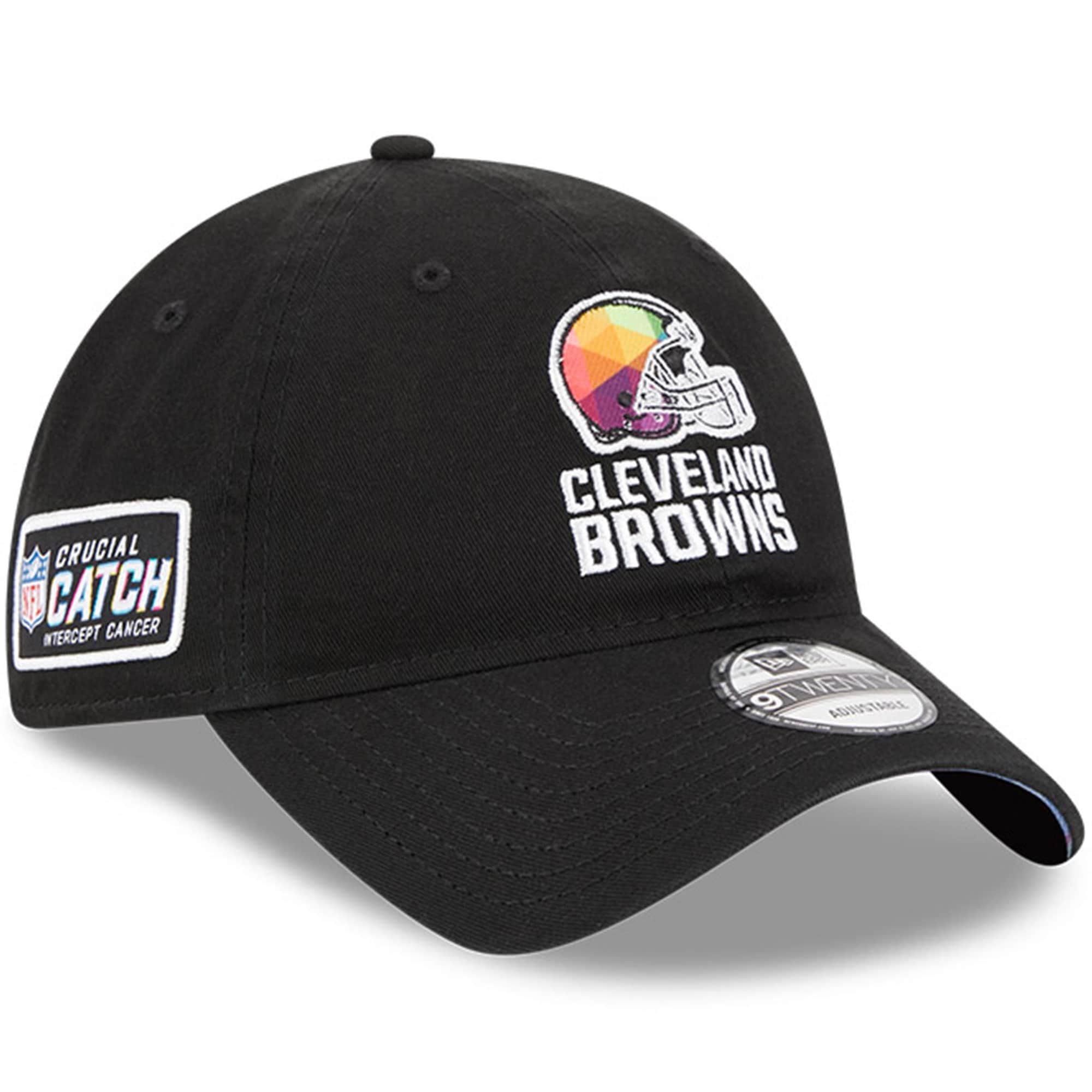 Cleveland Browns Men's Black 2023 Crucial Catch 9TWENTY Adjustable Hat