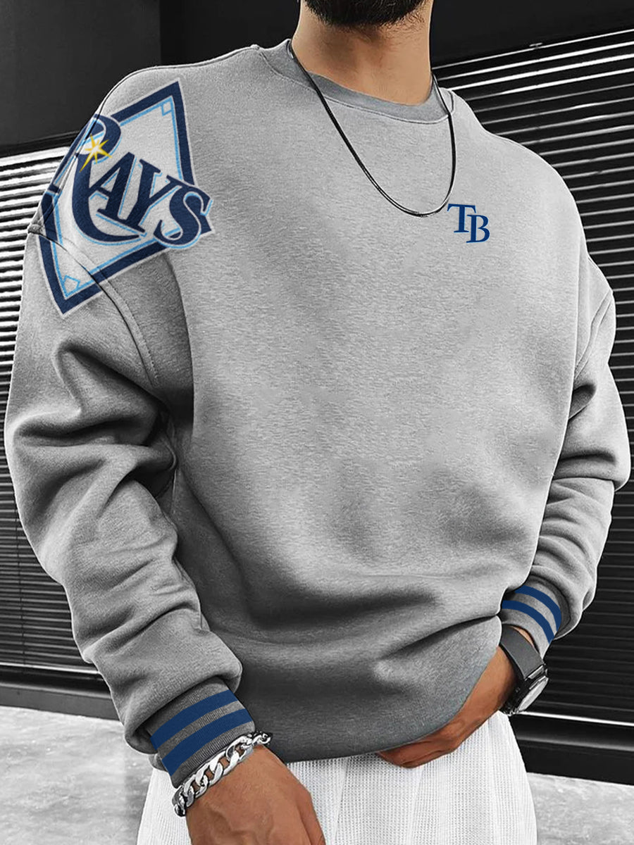 Tampa Bay Rays Fashion Men's Crewneck Sweatshirt