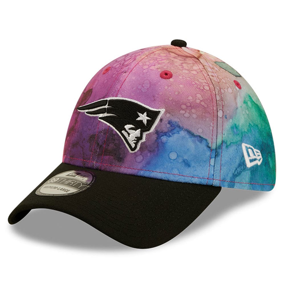 New England Patriots Men's  Pink/Black 2022  Crucial Catch 39THIRTY Flex Hat