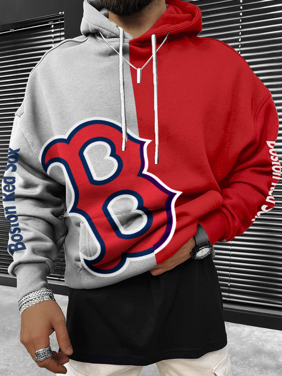 Boston Red Sox MLB Men's Crewneck Hooded