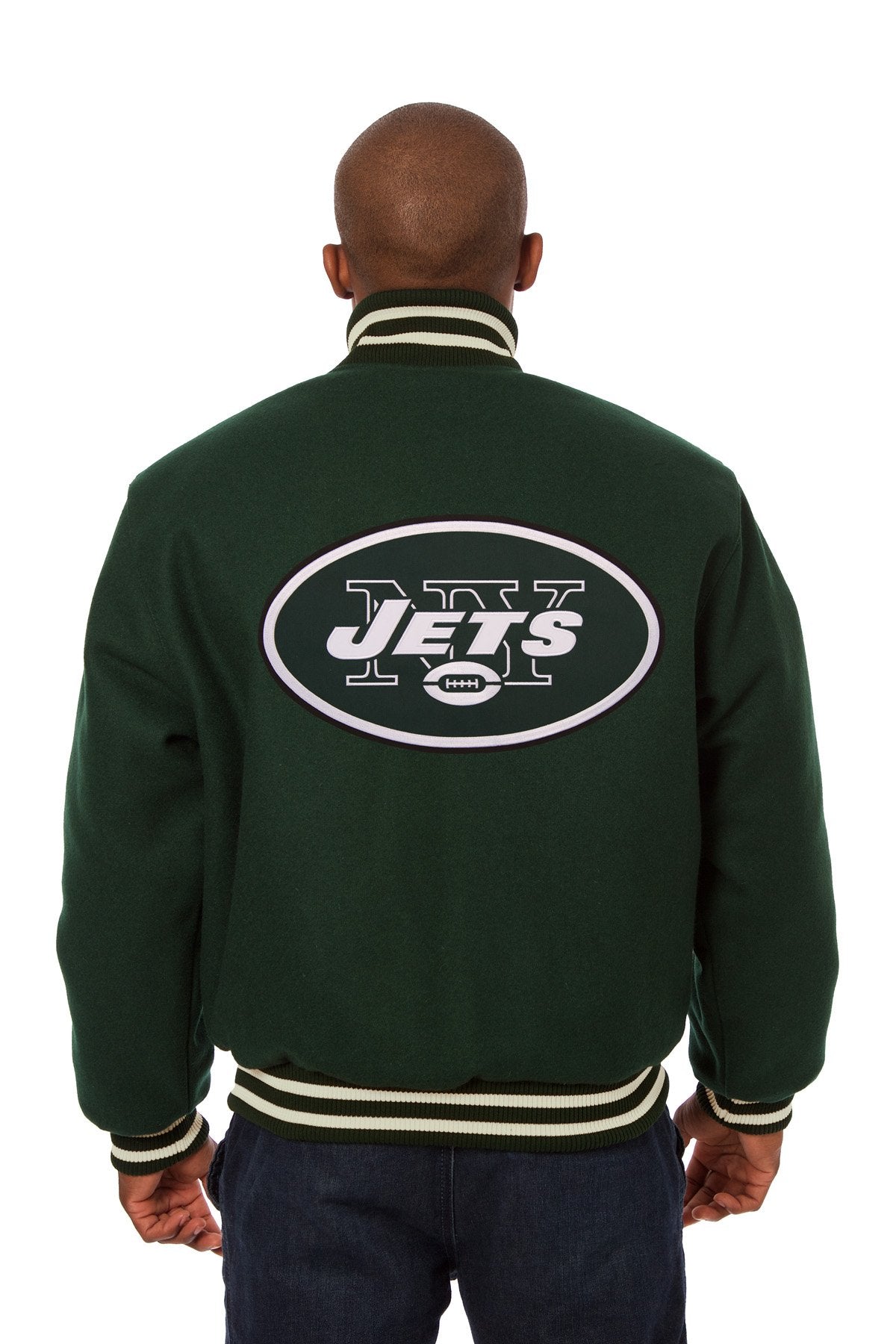 New York Jets Embroidered Wool Jacket