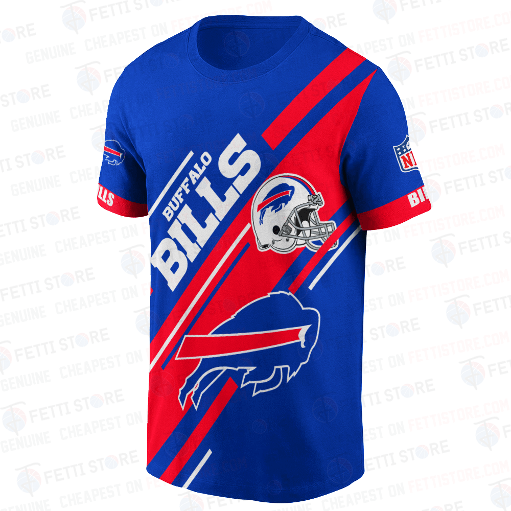Buffalo Bills American Football Leauge Pattern 3D T-Shirt SH1 V2