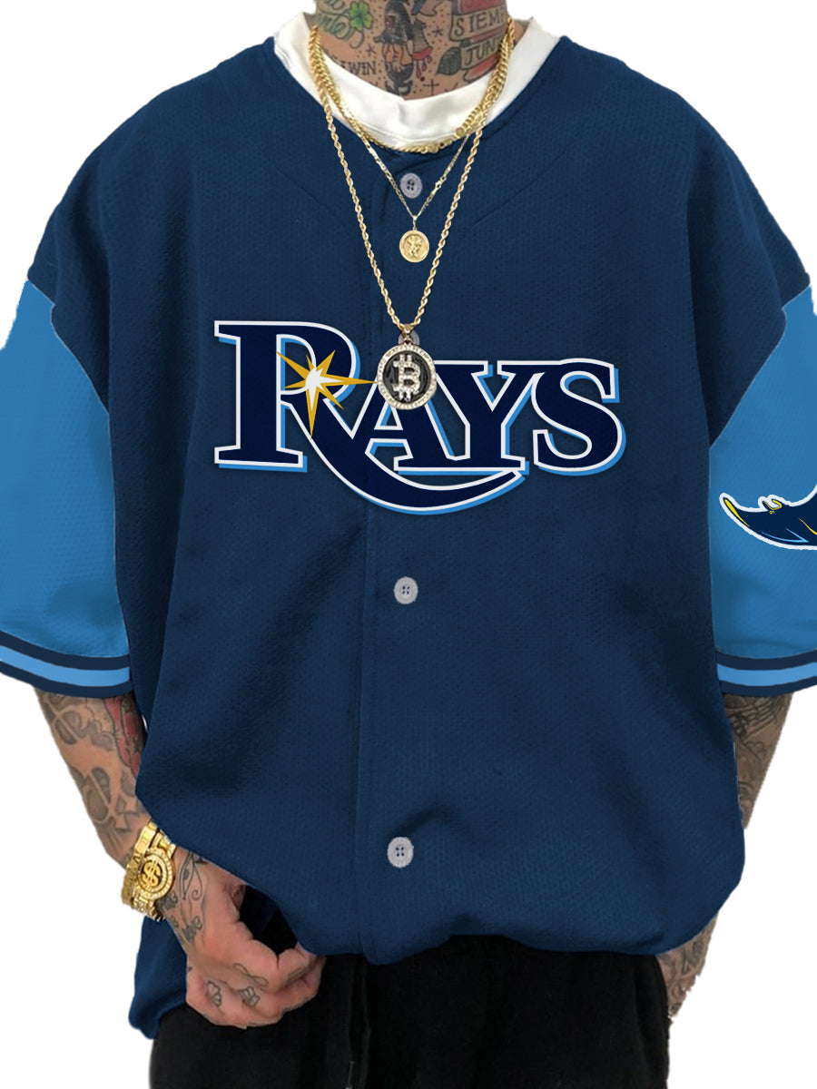 Tampa Bay Rays Fashion Men's Fashion Short Sleeve Jersey