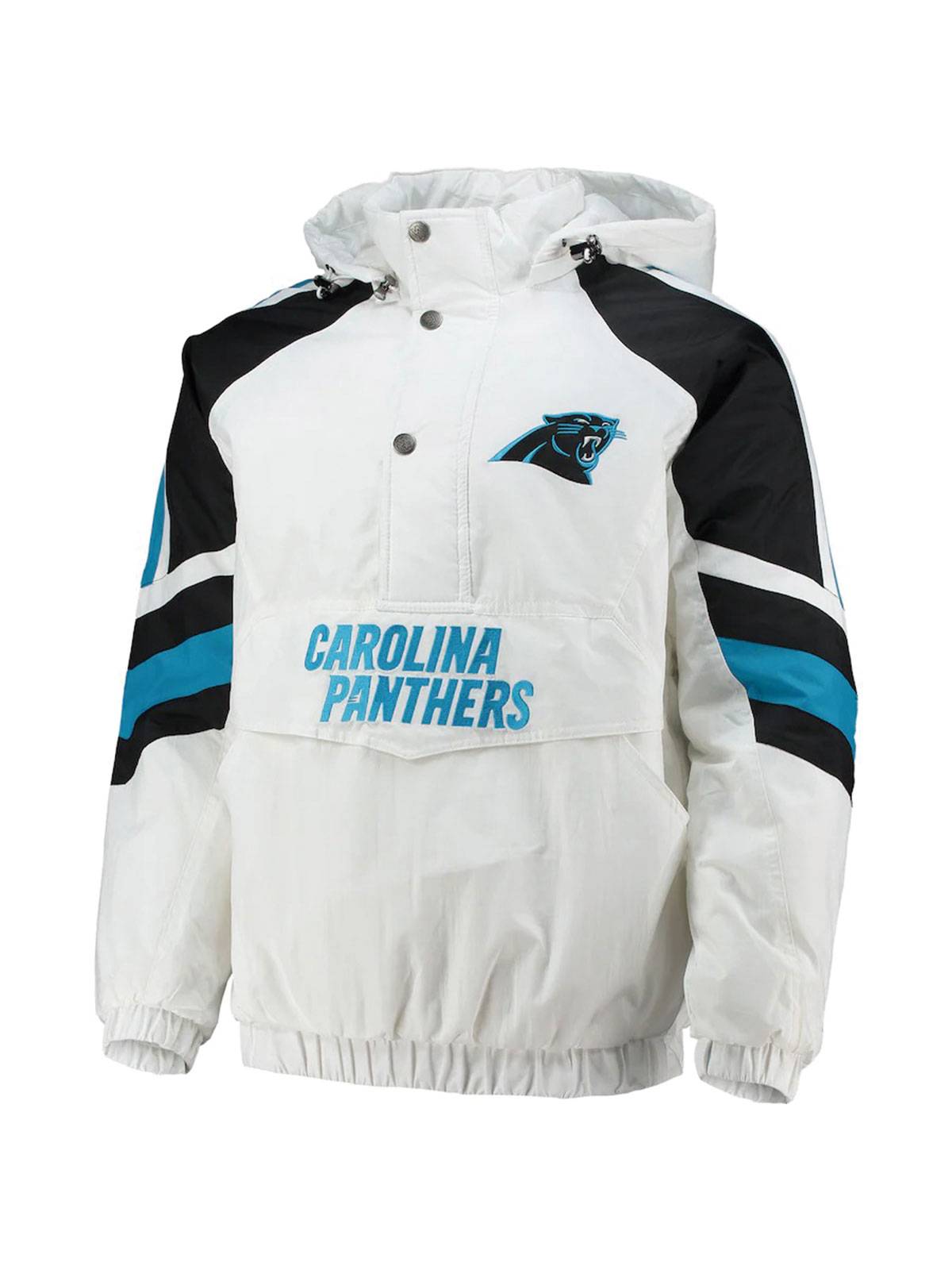 Carolina Panthers Half-Snap Hoodie Jacket