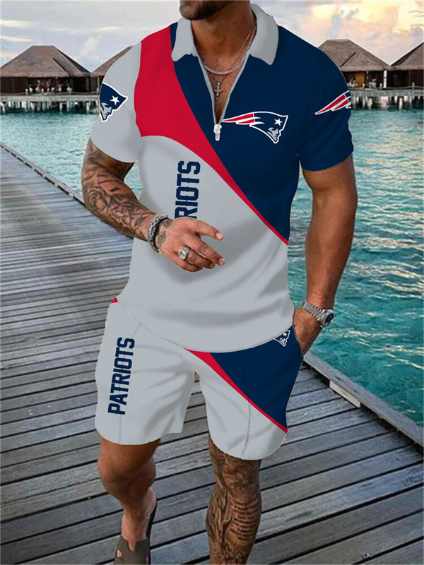 New England Patriots NELimited Edition Polo Shirt And Shorts Two-Piece Suits