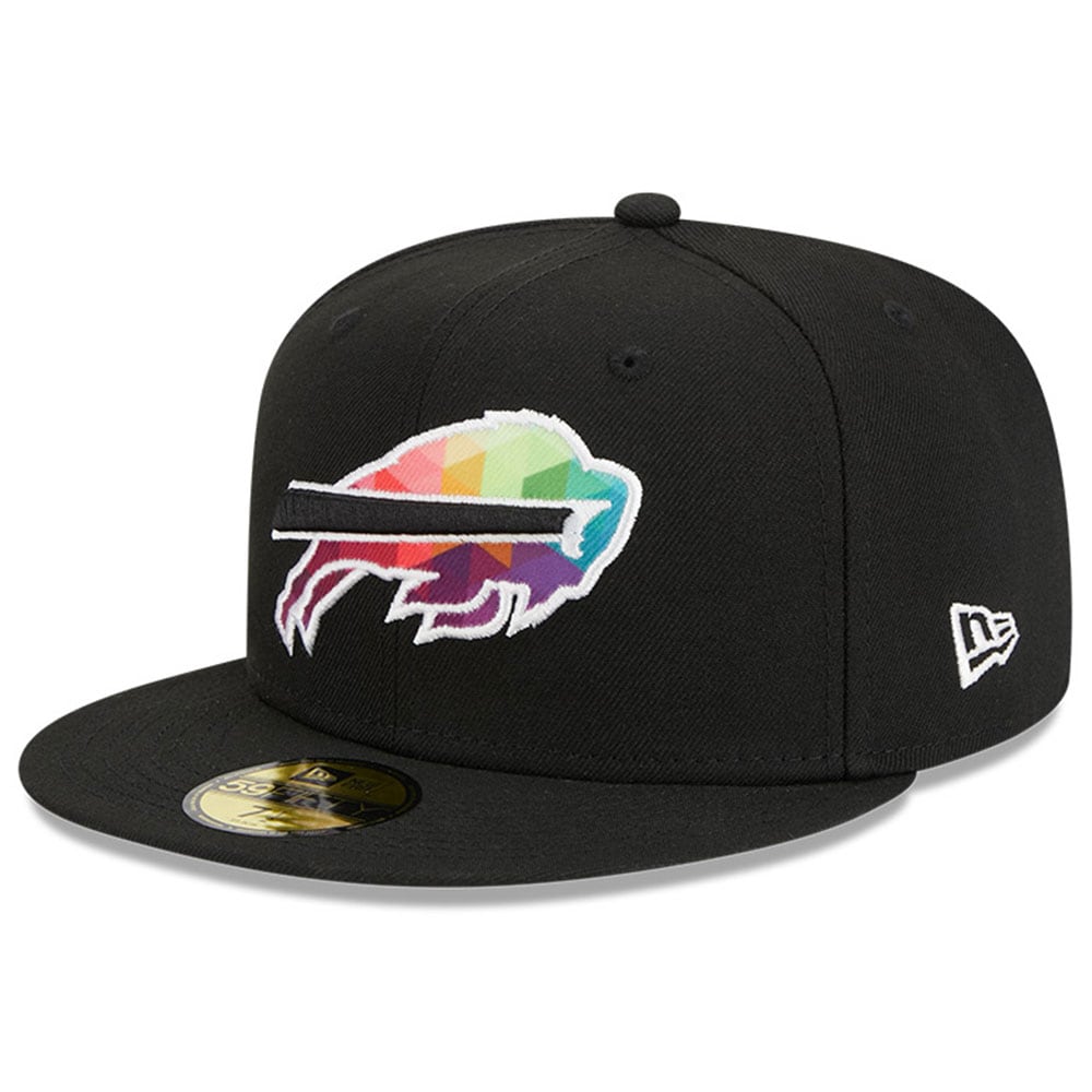 Buffalo Bills Men's Black 2023 Crucial Catch 59FIFTY Fitted Hat