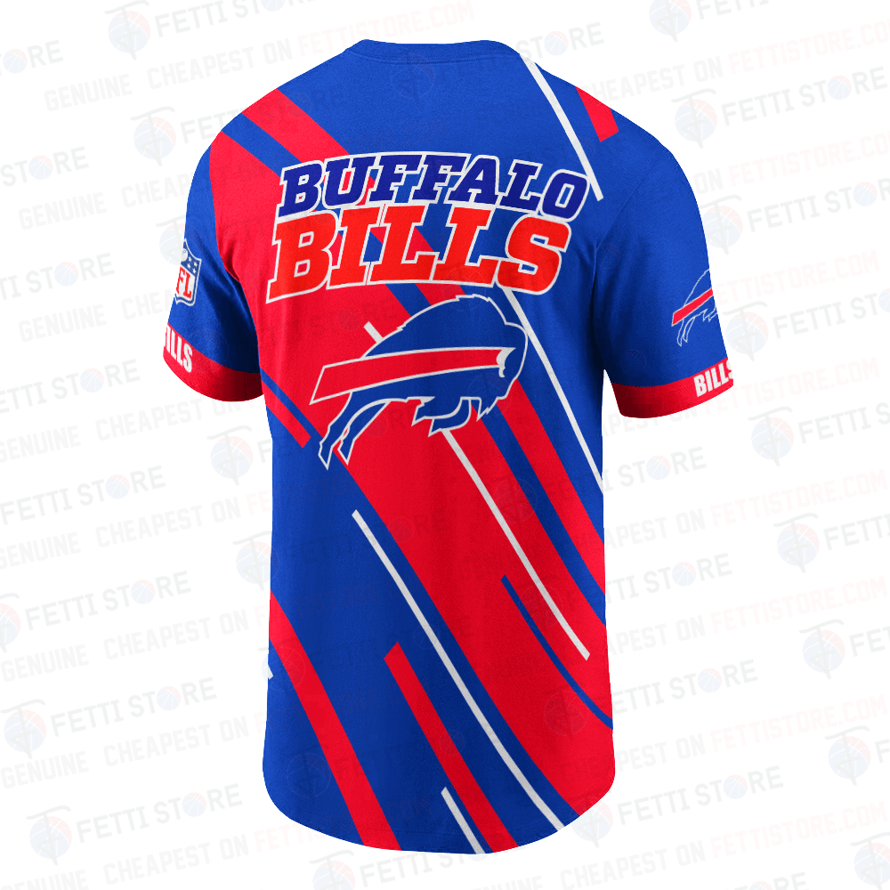 Buffalo Bills American Football Leauge Pattern 3D T-Shirt SH1 V2