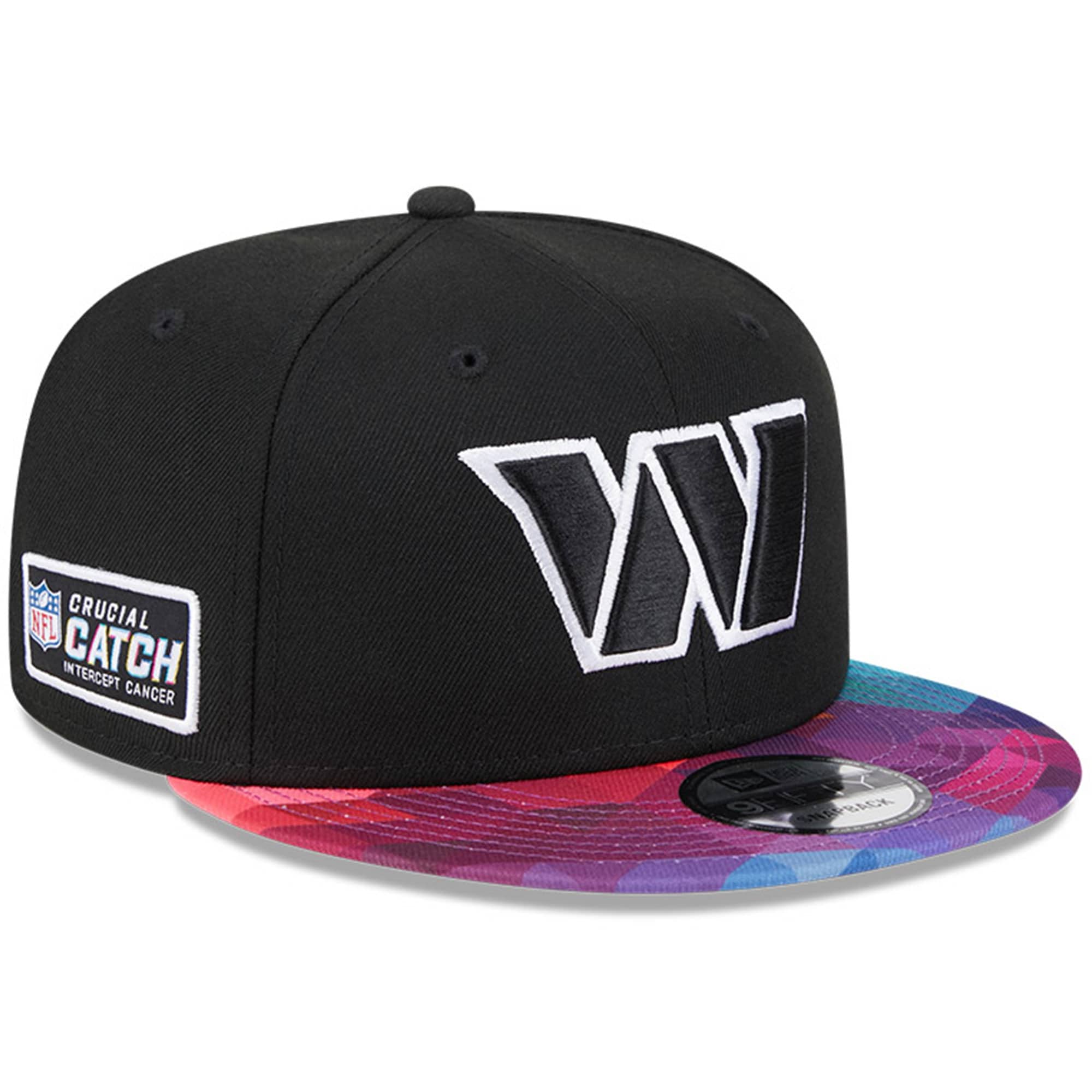 Washington Commanders Men's Black 2023 Crucial Catch 9FIFTY Snapback Hat