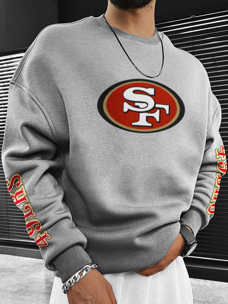 San Francisco 49ers Printed Unisex Casual Sweatshirt