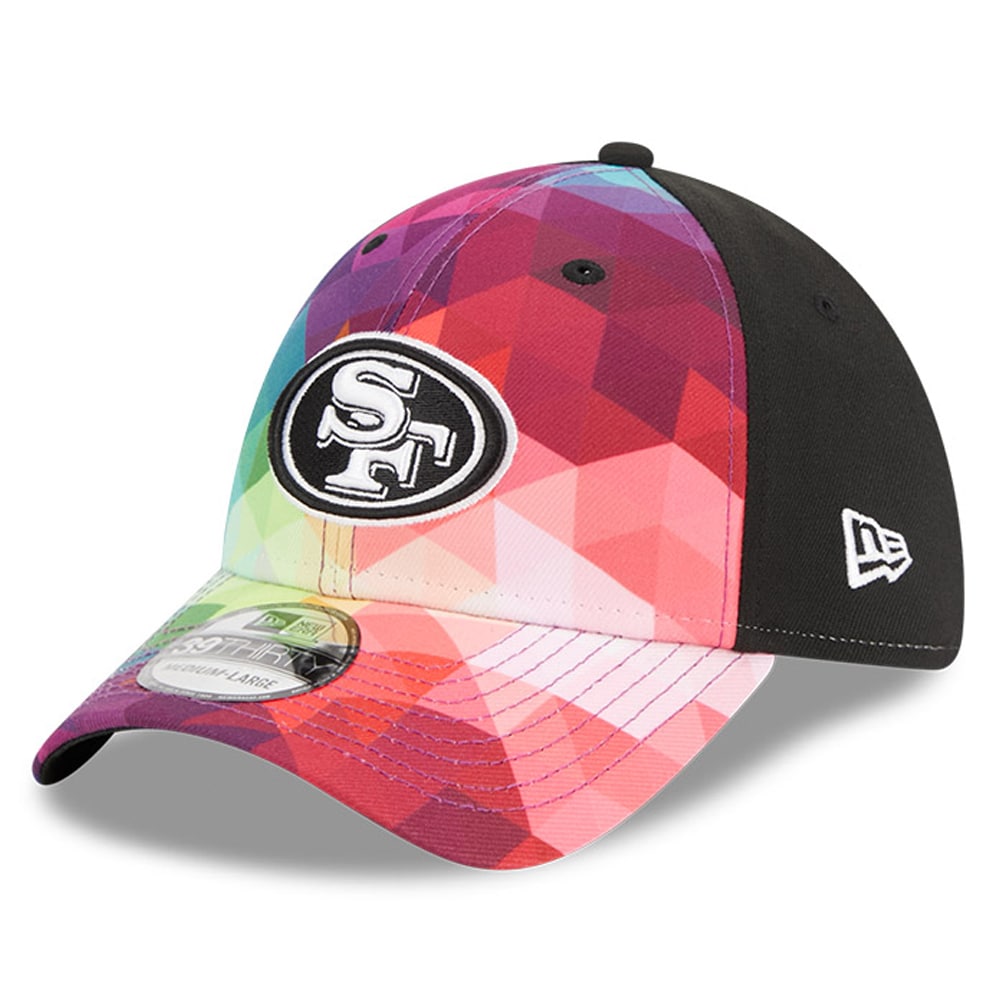 San Francisco 49ers Men's Pink 2023 Crucial Catch 39THIRTY Flex Hat