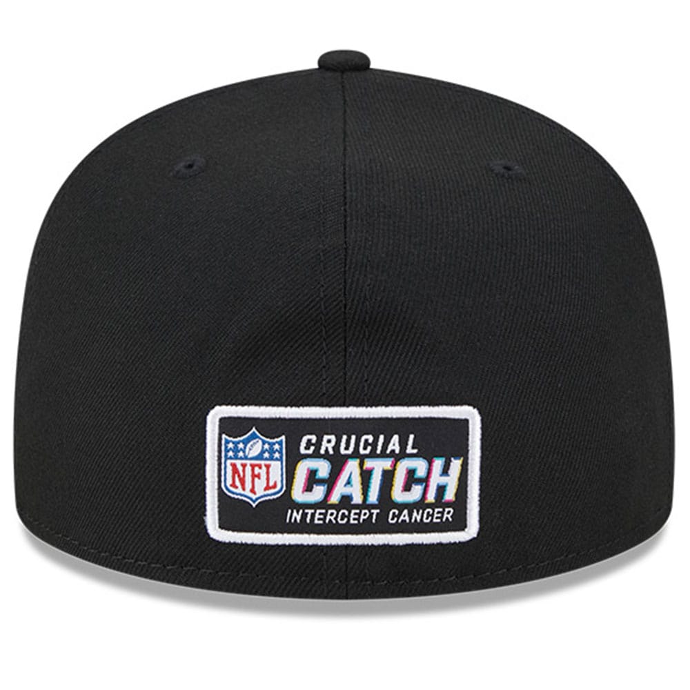 New Orleans Saints Men's   Black 2023  Crucial Catch 59FIFTY Fitted Hat