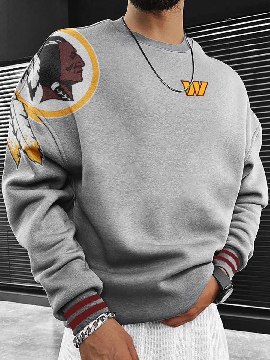 Washington Commanders Printed Unisex Casual Sweatshirt