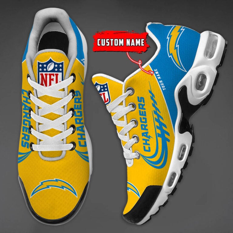 Los Angeles Chargers -Custom Name-TN Shoes And Baseball Jersey Shirt PHIrfect Gift-DS001