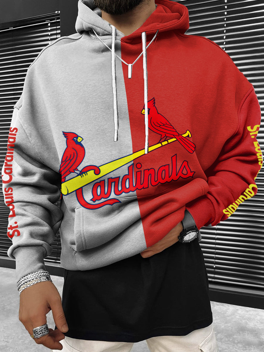 St. Louis Cardinals Fashion Men's Crewneck Hooded