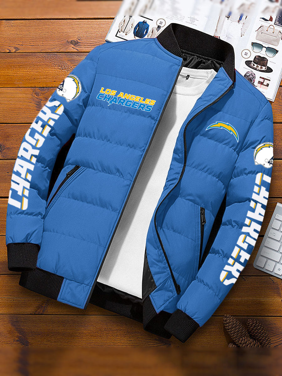 Los Angeles Chargers Winter Comfortable Warm Padded Jacket