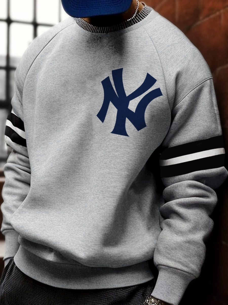 New York Yankees MLB Men's Oversize Crewneck Sweatshirt
