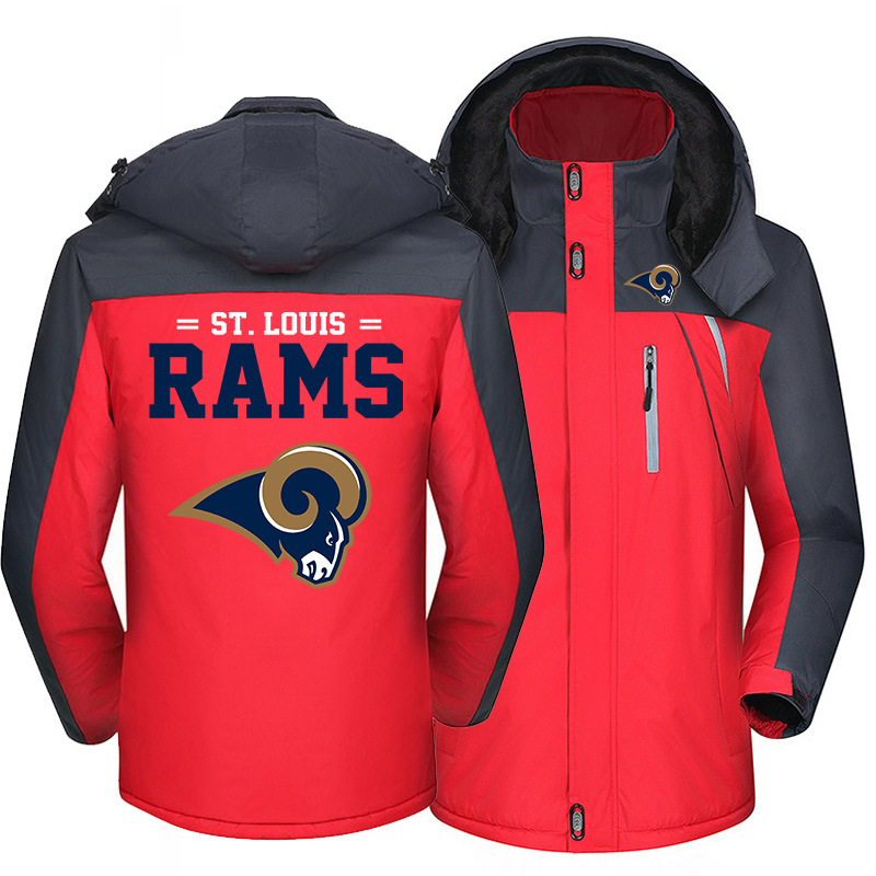 Los Angeles Rams Warm Hoodie Fleece Coat Winter Jacket Coat Ski Suit