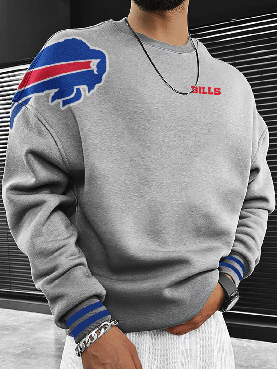 Buffalo Bills Printed Unisex Casual Sweatshirt