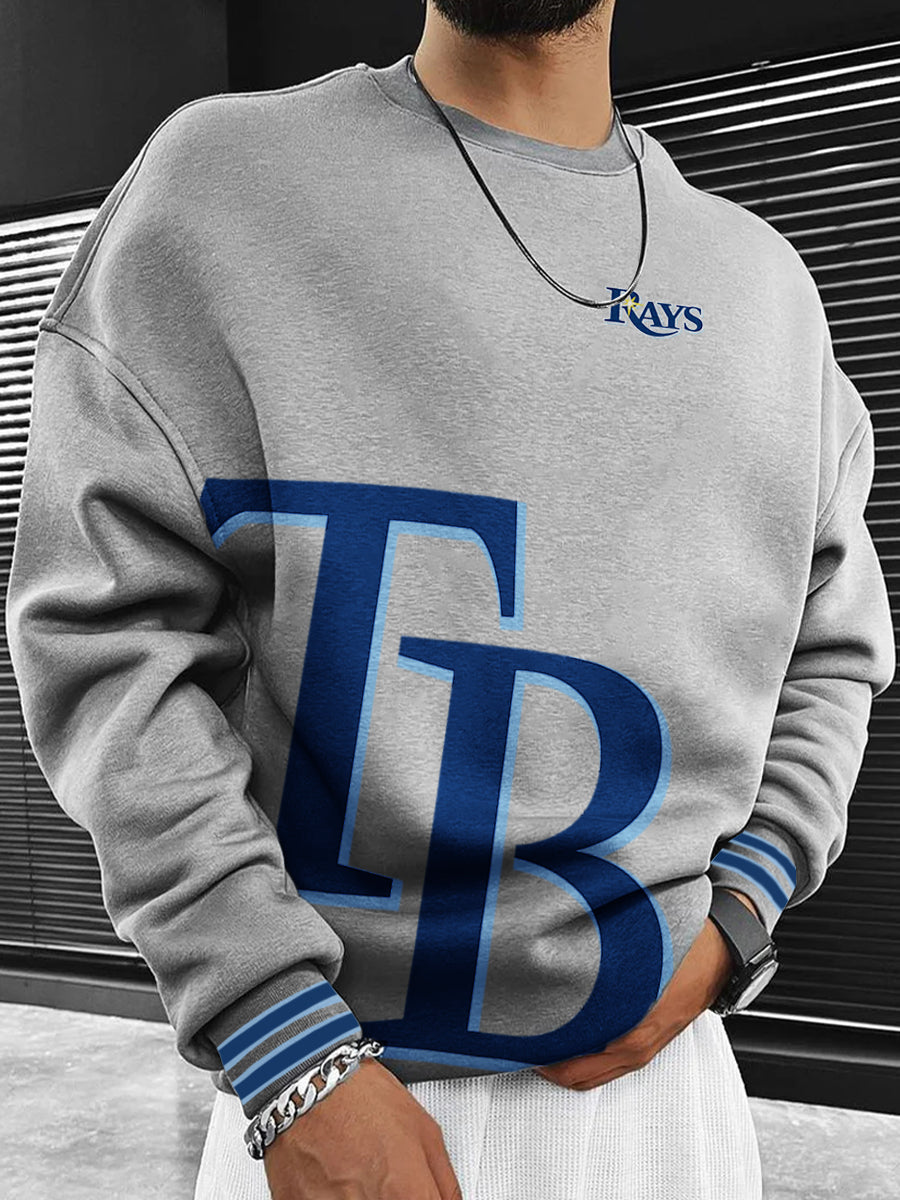 Tampa Bay Rays Fashion Men's Crewneck Sweatshirt