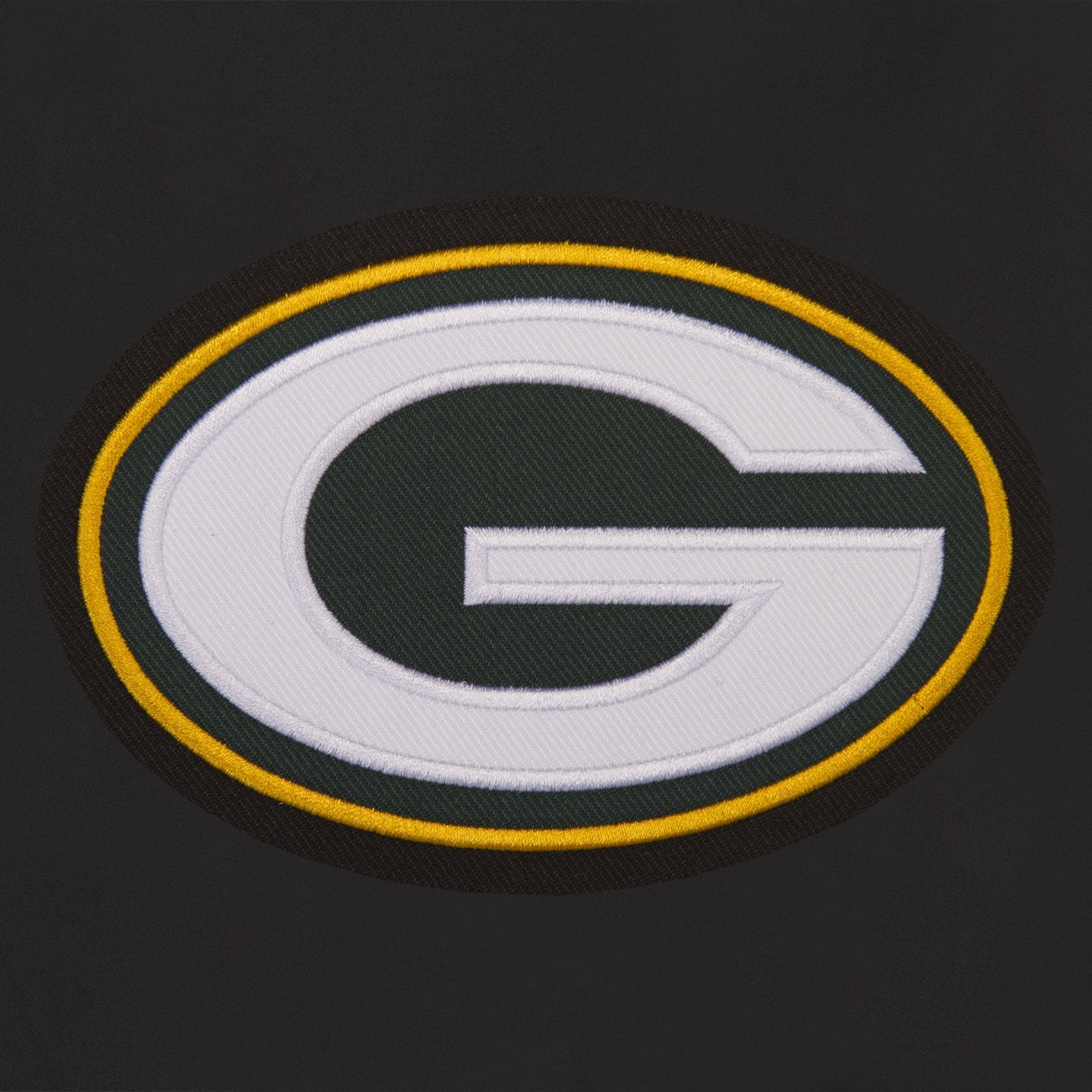 GREEN BAY PACKERS REVERSIBLE WOOL JACKET - BLACK