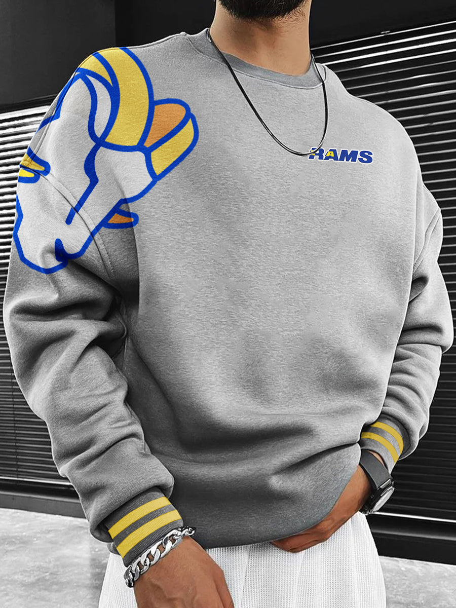 Los Angeles Rams Printed Unisex Casual Sweatshirt